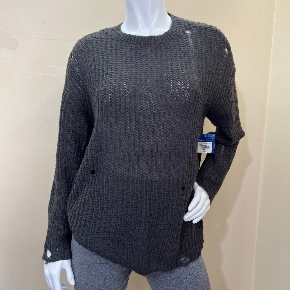 Arizona Women's Crew Neck Long Sleeve Pullover Sweater Size S